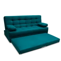 Sofá Cama Tarima Matter Tela Turquesa