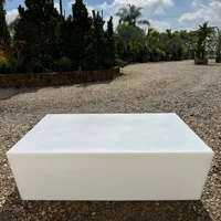 Mesa Plástica Polietileno 119X89X34Cm Angolo Blanca