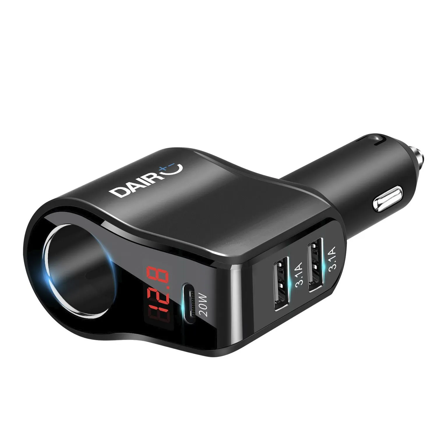 Multicargador Usb 6.1A Carro + Cable C + Micro Usb - Homecenter.com.co