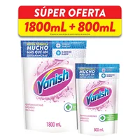Desmanchador Vanish Liquido Blanco 1800Ml+800Ml