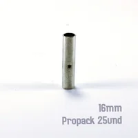 Propack Conector Tubular Corto (16 Mm 6 Awg) 25 Und