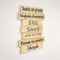 Retablo 40x56 Mensaje Suena Grande Madera