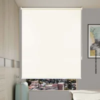 Cortina Enrollable Blackout 180x220cm Beige Crema
