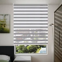 Cortina Enrollable 2en1 180x170cm Gris