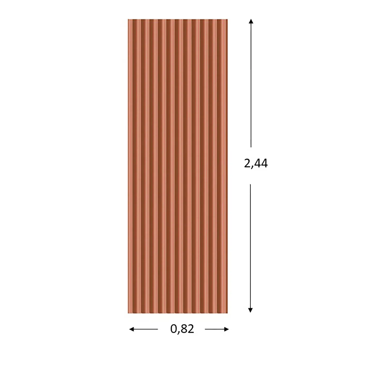 Teja Ruralita Premium P3 Roja 0.82 X 2.44 m X 8 Unidades - Homecenter ...