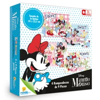 Rompecabezas 4 X 9 Pzas Minnie Mouse