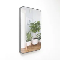 Espejo Rectangular 80x110 cm Platina Plata