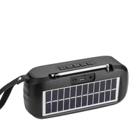 Parlante Recargable Con Panel Solar Y Linterna 12 W Rms Vta
