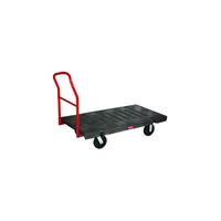 Carro Plataforma Rubbermaid Para Carga Pesada Con Ruedas Giratorias