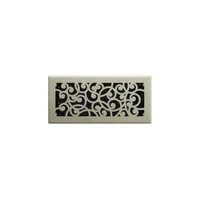 Rejilla para Piso Niquel Satin de 10.16 X 25.40 cm