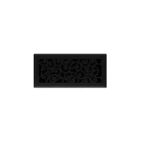 Rejilla para Piso de Hierro Negro de 10.16 X 25.40 cm