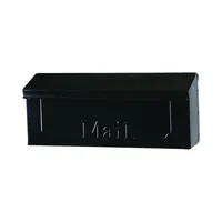 Buzón Estándar para Pared de Acero Galvanizado Color Negro