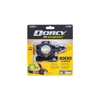 Linterna Recargable de Cabeza Dorcy 41-2121 LED con Carga USB 1000 Lúmenes
