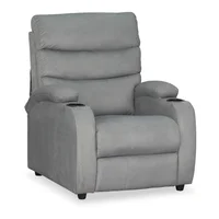Silla Reclinable Trevi 100X82X92 Tela Gris Claro