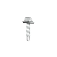 Tornillo Cubierta Zincado Con Arandela De Neopreno; 10 X 1; 100Und Fixser