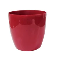 Matera Plástica Cónica Bahia 13x14cm Rojo