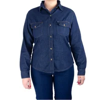 Blusa En Jean Para Dama_Bjstm