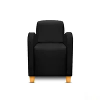 Silla Poltrona Curve 90X80X90 Negro