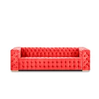 Sofá Moderno Hartford 180X90X80 Rojo