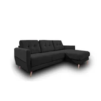 Sala Moderna Turín 245X160X90 Negro