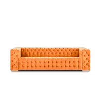 Sofá Moderno Hartford 230X90X80 Naranja