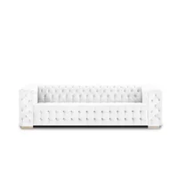 Sofá Moderno Hartford 230X90X80 Blanco