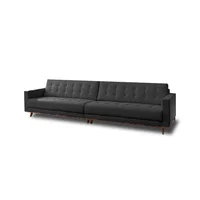 Sofá Moderno Charlotte 280X80X80 Negro