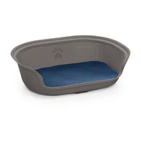 Cama Para Mascotas Ovalada 78x56x22cm Grande Mocca Rimax