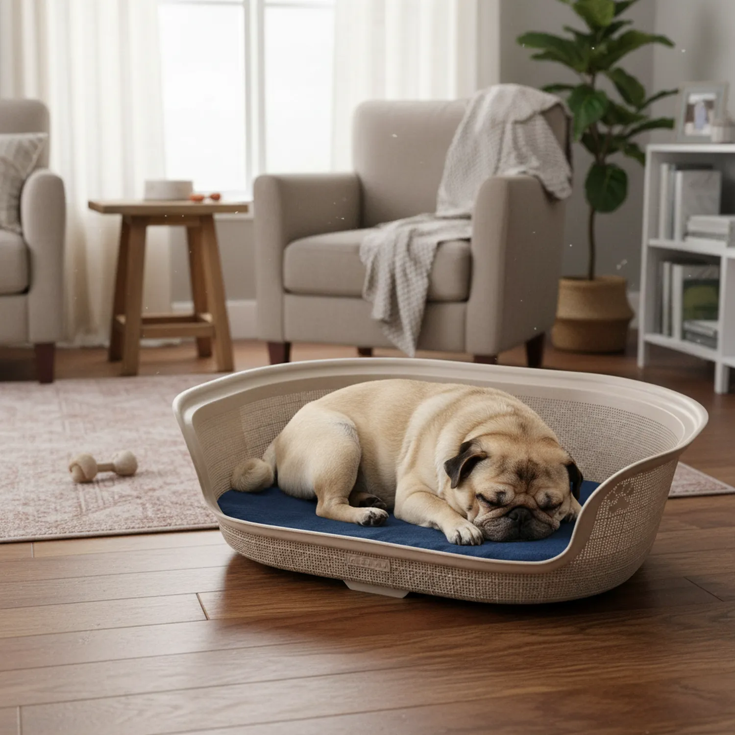 Cama Para Mascotas 78x56x22 Taupe Rimax