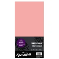 Lamina Linoleo Para Grabado Rosa 15X30.5cm 5mm 4118