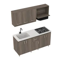 Kit Cocina 180X60 Perla Mbl Sup/Inf Ambar Mitte