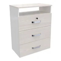 Cómoda Modena 3 Cajones 60x80x36,3 cm Blanco Just Home Collection