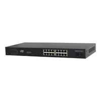 Switch Poe 16 Puertos 10/100/1000mbps + 2 Sfp Fibra Óptica