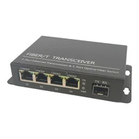 Vcp Switch de 4 Puertos Cobre + 1 Fibra Base 1000