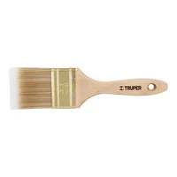 Brocha de 2.1/2'' Con Cerdas Sintéticas y Mango de Madera
