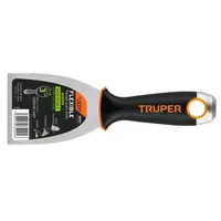 Espátula Flexible de 8 cm En Acero Inoxidable. Comfort Grip