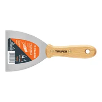 Espátula Flexible de 10 cm Mango de Madera Hickory Americano