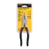 Alicate de Electricista de 7 Pulgadas Ligero Mango de PVC