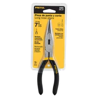 Alicate de Punta Larga de 7 Pulgadas Mango Cubierto de PVC Pretul