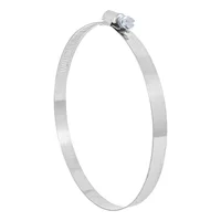 5 Abrazaderas En Acero Inoxidable Desde 130 Mm a 152 Mm