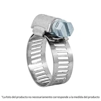 10 Abrazaderas En Acero Inoxidable Desde 16 Mm a 23 Mm