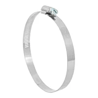 5 Abrazaderas En Acero Inoxidable Desde 91 Mm a 114 Mm