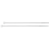 50 Amarres Plásticos de 25 cm Tensión 40 Libras Blanco