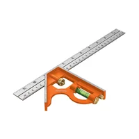 Escuadra de Combinación 12'' (30 Cm) Con Punzón para Marcar
