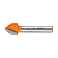 Fresa Corte en V Diámetro 1/2 Pulgada Largo Corte 12.7 mm