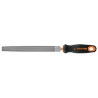 Lima Media Caña Bastarda de 8 Pulgadas Mango Comfort Grip Truper