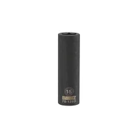 Dado de Impacto Profundidad de 6 Puntos de 15 mm con Mando de 1/2 Pulgadas