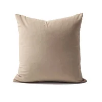Cojín Decorativo Cuadrado En Tela - Beige
