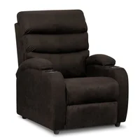 Silla Reclinable Trevi Estática Microfibra Chocolate