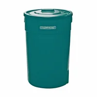 Caneca Cilíndrica Colempaques 208 Litros Tapa Plana Verde